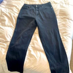 Hugo Boss Mens Black Charcoal Jeans. 36x32